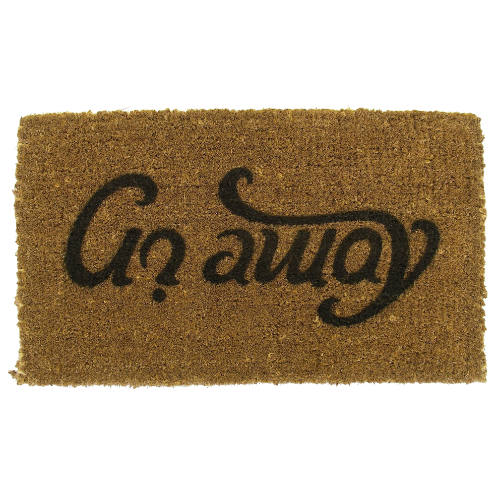 "Go Away" Door Mat