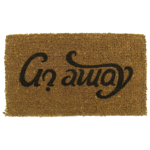 "Go Away" Door Mat